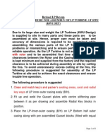 LP Turbine Assembly Procedure