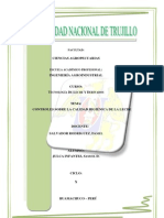 Controles Sobre La Calidad Higiénica de La Leche (SAM)