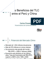 Beneficios de TLC Peru China