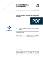 Rectificación de Motores de Combustión Interna