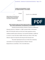 IBM - Motion For Sanctions For Failure To Attend Rule 30 (B) (6) Deposition and Individual Deposition