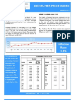 Consumer Price Index - Mar 12