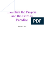 Establish The Prayers and The Prize Is Paradise - Abdul Malik Al Qasim