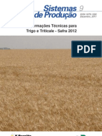 Informacoes Tecnicas Trigo Triticale Safra 2012