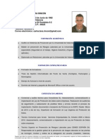 Curriculum Vitae Carlos