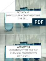 Biochemistry Activity 1a & 1b