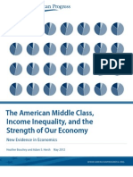 The American Middle Class, Income Inequality, and The Strength of Our Economy