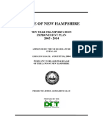 State of New Hampshire: Ten Year Transportation Improvement Plan