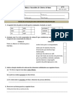 Ficha de Gramática-9º Ano