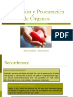 Donación y Procuración de Órganos