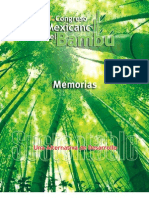 1er Congreso Mexicano Del Bambu - Memorias Una Alternativa de Desarrollo Sustentable