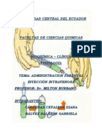 Administración Por Vía Intravenosa