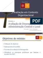 Avaliação de Desempenho Na Adm. Central e Local