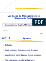 Management Des Risques Du Projet Pmi Centre Est