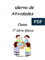 Caderno de Atividades - Alfabetização