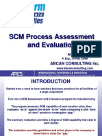 SCM Process Assessment and Evaluation: Abcan Consulting Inc