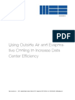 Using Outside Air and Evapora-Tive Cooling To Increase Data Center Efficiency