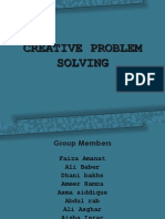 Creative Problem Solving