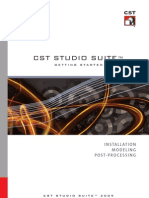 CST Studio Suite - Getting Started