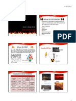 What Is Explosion?: Results of Fire