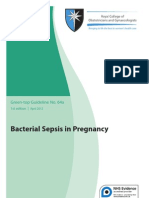 Bacterial Sepsis in Pregnancy