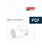 Alternator Data Sheet PI734F