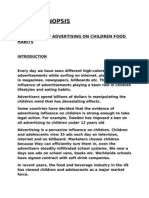 Synopsis of Adv. On Children