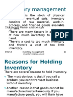 FM Inventory Management