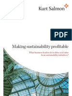 What Makes Sustainability Profitable?