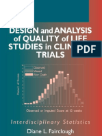 Design and Analysis of Quality of Life Studies