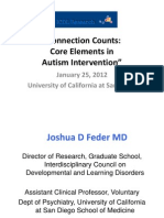 Connection Counts - Core Elements in Autism Intervention UCSD January 25 2012 (Redacted For Posting)