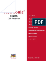 Projector Manual PJ402D