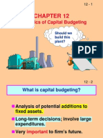 The Basics of Capital Budgeting: Should We Build This Plant?