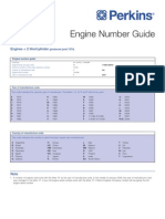 Perkins Engine Number Guide (UK)