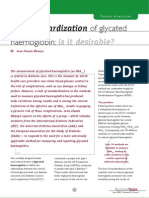 The Standardization of HbA1c