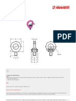 Lifting Eye Bolts (Rotating) : Technical Informations