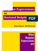 Using Regular Expressions in Borland Delphi - RM - 20040302