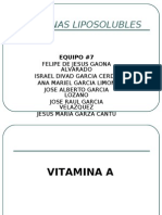 Vitaminas Liposolubles