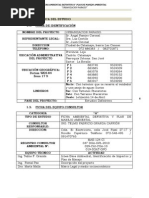 Resumen Ejecutivo y Ficha Del Plan de Manejo Ambiental Del Proyecto "Urbanización Paraiso"