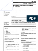 NBR 12254 - 1990 - Execu+º+úo de Sub Base Ou Base de Solo Cimento