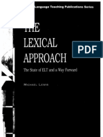 The Lexical Approach Chapter 1