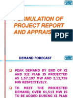 Formulation of Project Report and Appraisal