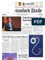 The Stanford Daily T: Turkish President Talks Leadership, Innovation