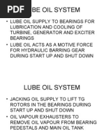 Lub Oil System 1