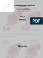 Diabetes e Hipertenção Slide