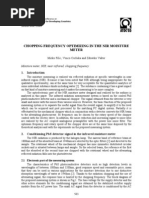 Chopping Frequency Optimizing in The Nir Moisture Meter