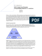 MVP: Model-View-Presenter The Taligent Programming Model For C++ and Java