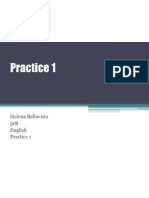 Practice 1: Helena Bellavista 3rB English Practice 1