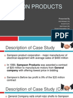 11 Case Study Sampson Products