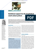 Nutritional Support For The Hospitalised Small Animal Patient